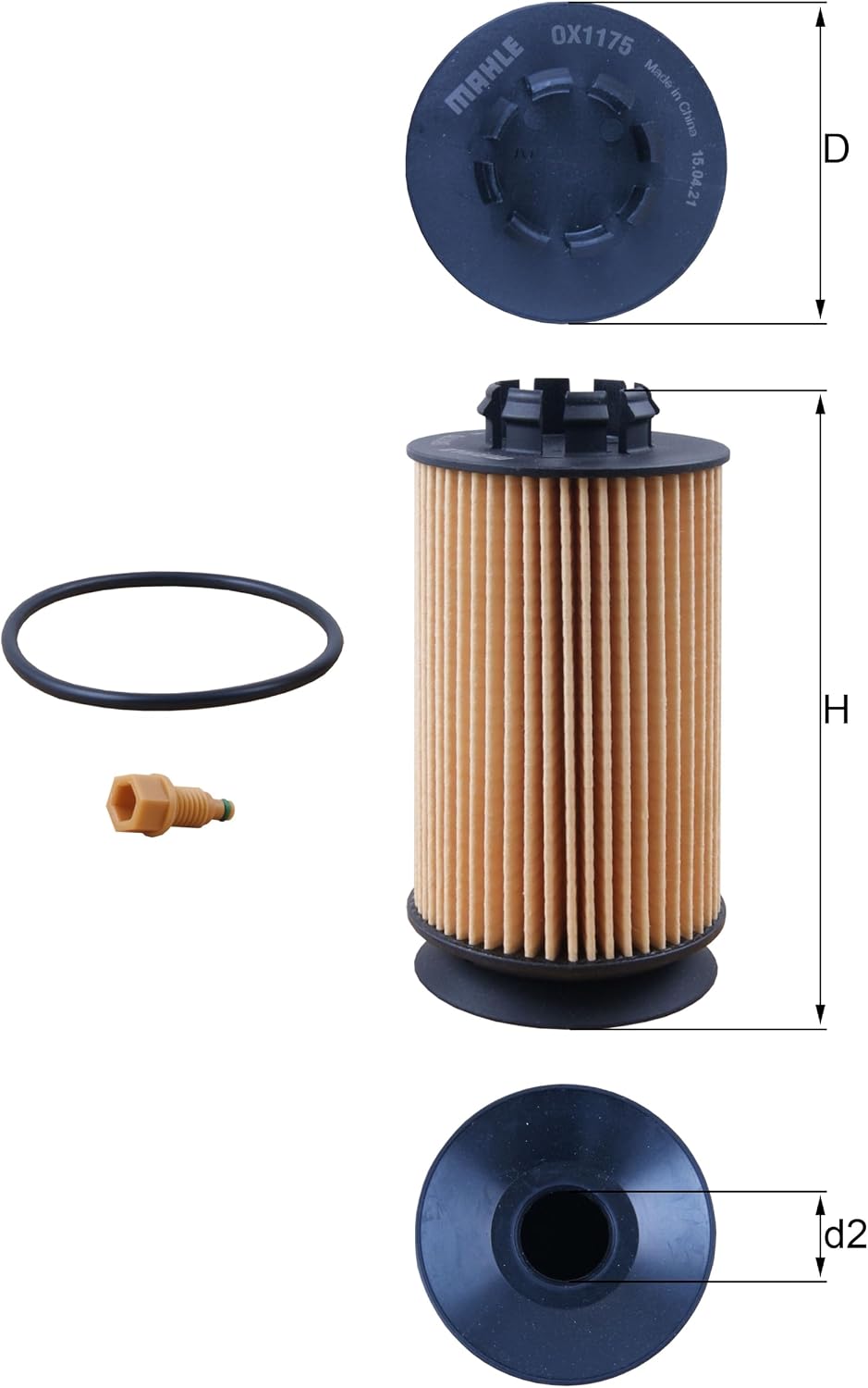 MAHLE OX 1175D Ölfilter