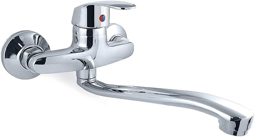 Wand Küchenarmatur Wandarmatur Wandmontage Spültischarmatur Küchen Wasserhahn Einhebelmischer mit 36