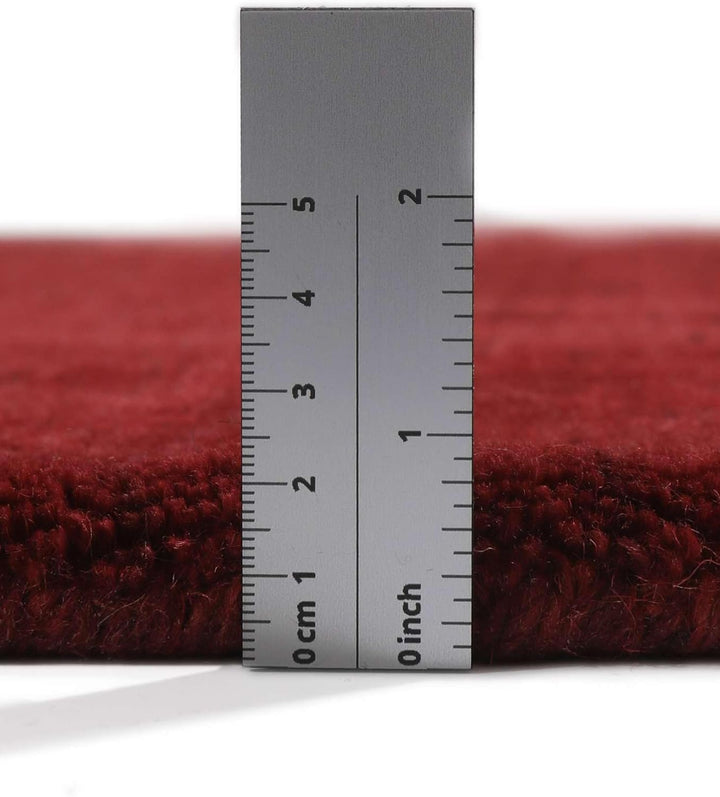 RugVista, Handloom, Teppich, Mittelflor, ∅ 100 cm, Rund, Wolle, Flur, Schlafzimmer, Küche, Wohnzimme