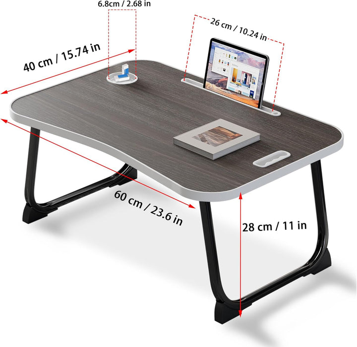 Laptop Bett Tisch, Beinen, tragbarer Frühstückstisch zum Essen, Lesen, Schreiben auf dem Bett, Sofa,
