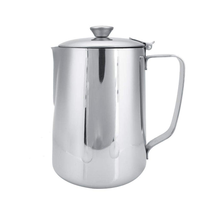Nikou Schaumbecher - edelstahl krug deckel Edelstahl Kaffeetasse Becher Milch Schaumkrug Krug mit De