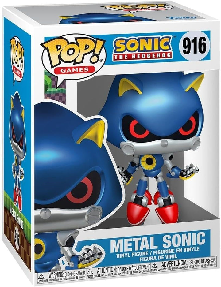 Funko POP! Games: Sonic The Hedgehog - Metal Sonic The Hedgehog - Sonic The Hedgehog - Vinyl-Sammelf