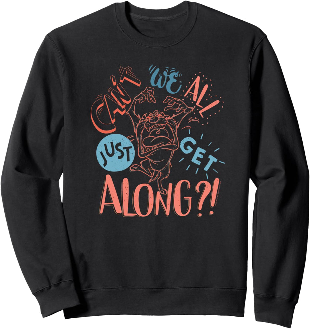 Looney Tunes Taz Can't We All Get Along Sweatshirt