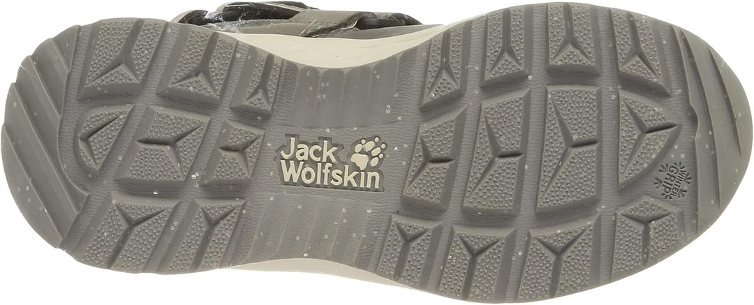 Jack Wolfskin Unisex Polar Bear Texapore Mid Vc K Winterstiefel 27 EU Pebble Grey Off White, 27 EU P