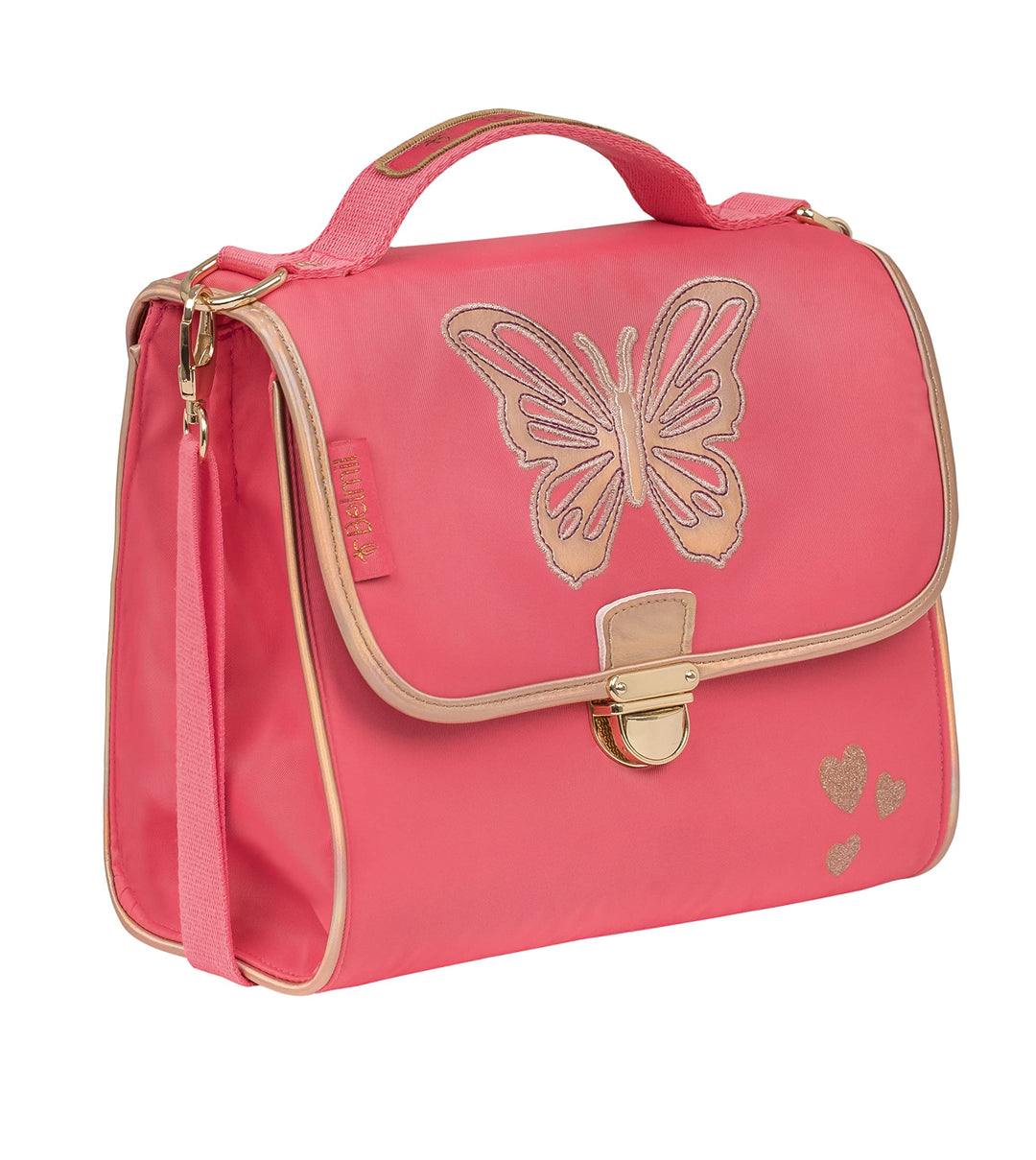 Belmil Premium Petite Kindergarten Schultertaschen Umhängetasche für Mädchen (305-51/P), Coral