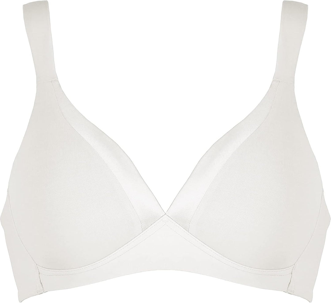 Naturana BH Damen ohne Bügel Cup A-D 100% Angenehm Dank extra Softer Schalen I BH ohne Bügel mit nah