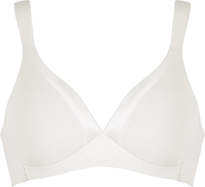 Naturana BH Damen ohne Bügel Cup A-D 100% Angenehm Dank extra Softer Schalen I BH ohne Bügel mit nah