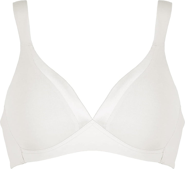 Naturana BH Damen ohne Bügel Cup A-D 100% Angenehm Dank extra Softer Schalen I BH ohne Bügel mit nah