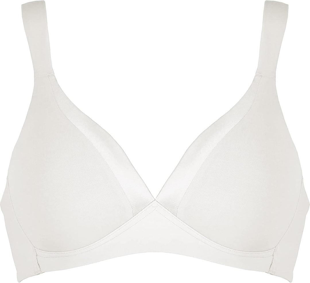Naturana BH Damen ohne Bügel Cup A-D 100% Angenehm Dank extra Softer Schalen I BH ohne Bügel mit nah