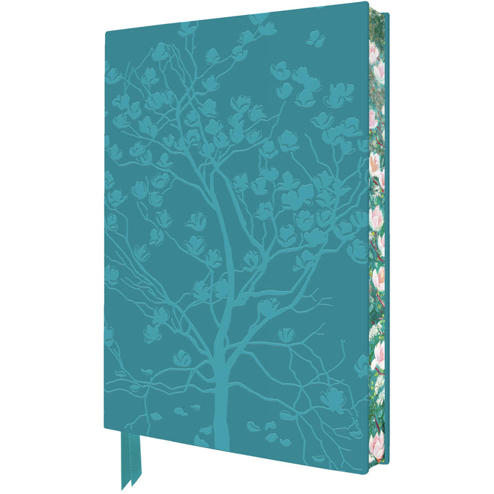 Exquisit Premium Notizbuch DIN A5: Wilhelm List, Magnolienbaum: Unser hochwertiges, liniertes Blankb