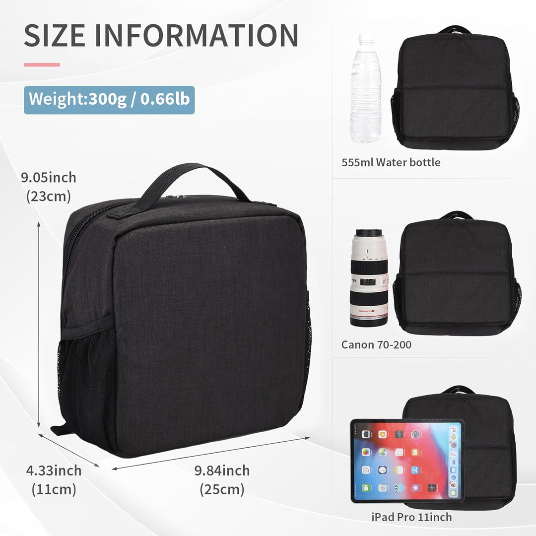 BAIGIO Gepolstert Kamera Einsatz Innentasche Stossfest Foto Insert Tasche DSLR SLR Fototasche Kamera
