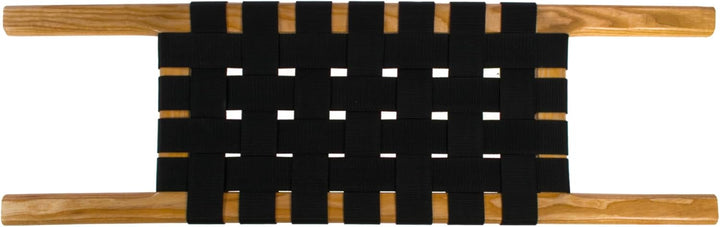 Kanu Sitz Seat Bank aus Eschenholz Front/Center/Rear - Gurtbandsitz Kanusitz mit Gurtflecht für Cano