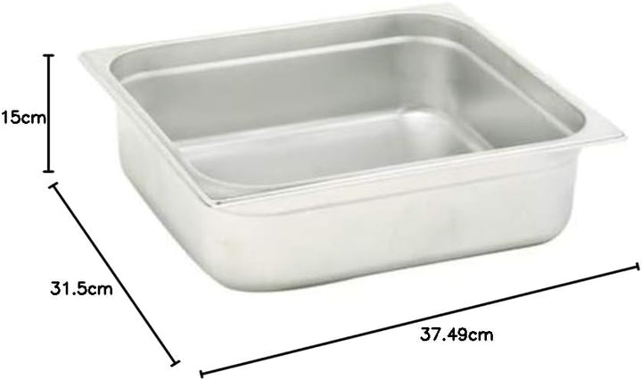 Pentole Agnelli Wanne Gastronorm 1/2, Edelstahl 26.5x32.5x10 cm, 26.5x32.5x10 cm