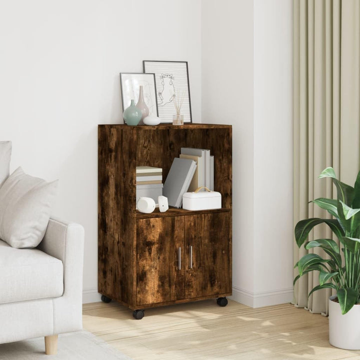 vidaXL Rollschrank, Büroschrank mit Stauraum, Aktenschrank für Wohnzimmer Büro, Bürocontainer Schran