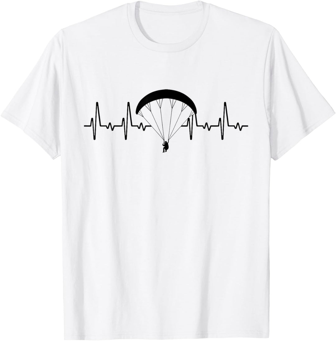 Paraglider Herzschlag fliegen Gleitschirmfliegen T-Shirt