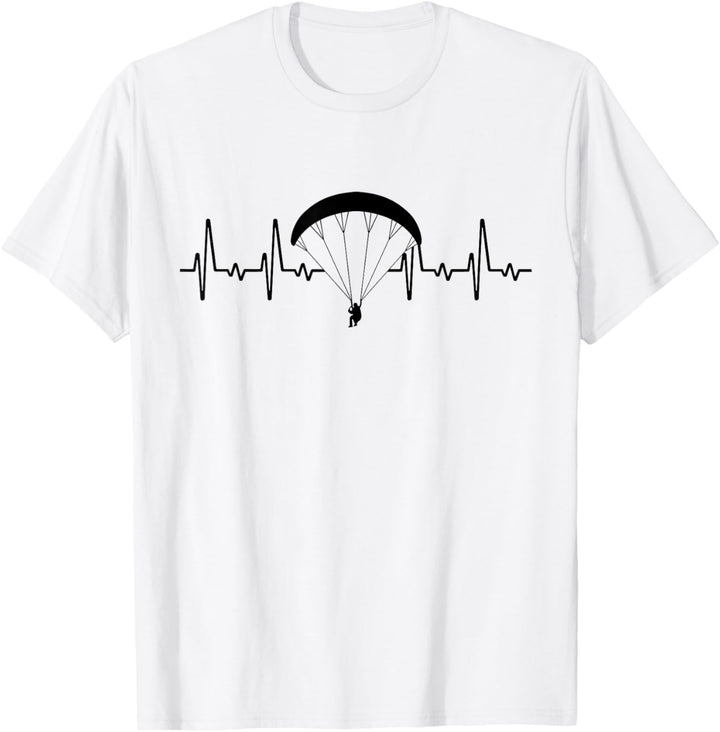 Paraglider Herzschlag fliegen Gleitschirmfliegen T-Shirt
