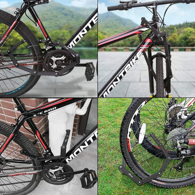 Toptrek Faltschloss mit Halterung Fahrradschloss Schlüssel Lang 94cm 8 Gelenken Fahrradschloss Siche