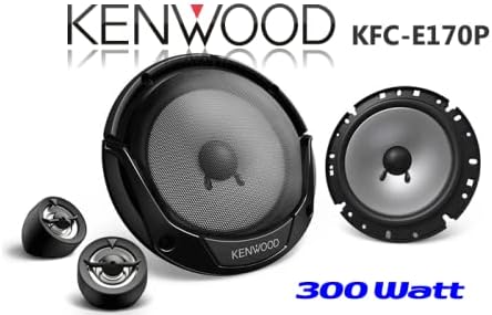 Kenwood KFC-E170P 170mm 2-Wege-Kompontensystem mit Tieftonkonus (300 Watt Spitzenbelastbarkeit)