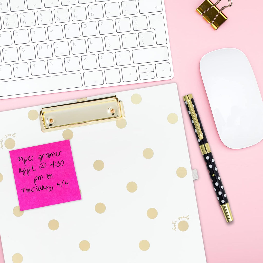 Kate Spade New York Clipboard Folio with Low Profile Clip, Professional Padfolio Includes Lined Note