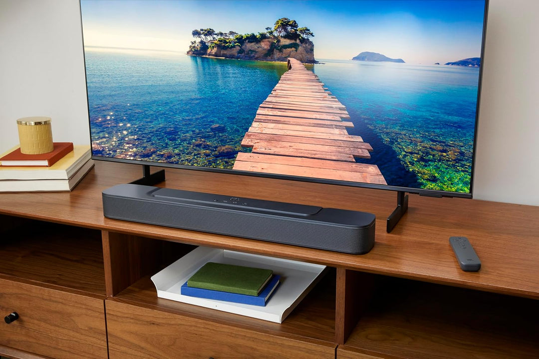 JBL Bar 2.0 All-In-One MK2 – Kompakte 2.0-Kanal-Soundbar für Heimkino Sound-System – Schlankes und k