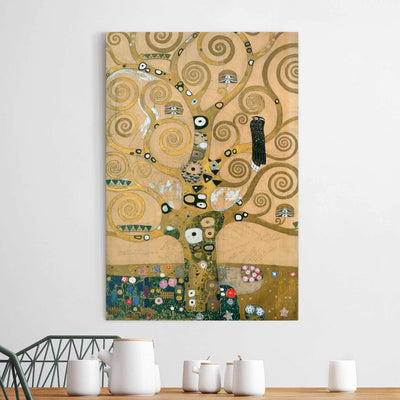 Bilderwelten Leinwandbild div. Künstler G. Klimt Der Lebensbaum 120 x 80cm 120cm x 80cm Gustav Klimt