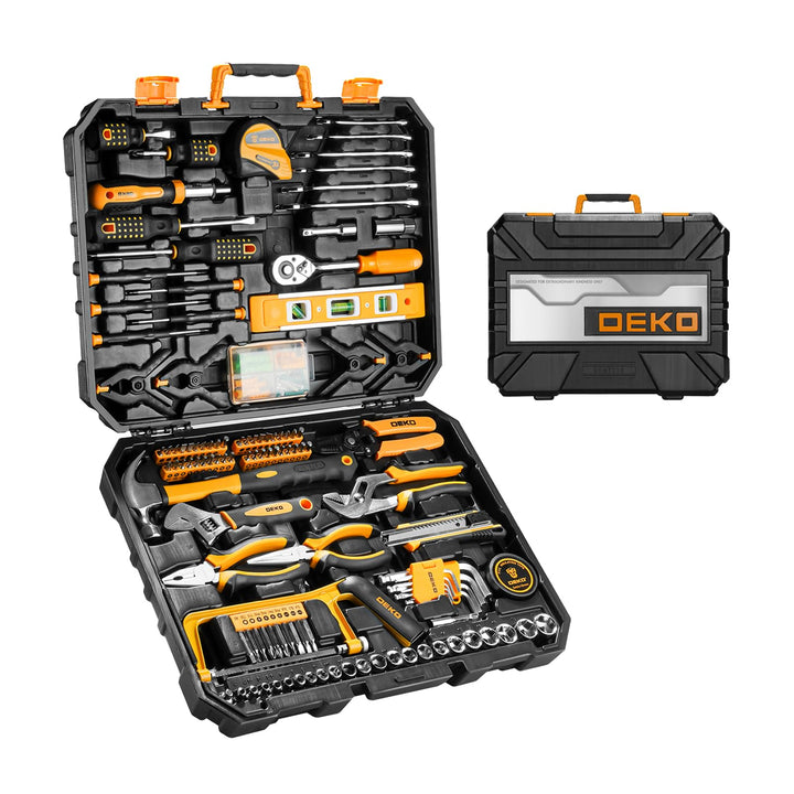 DEKO 228-teilig Premium Universal Werkzeugkoffer - und Haushalts-Werkzeugsets 228PCS, 228PCS