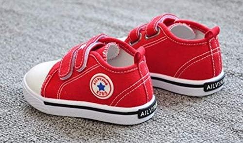 LoveLegis Canvas Sneakers - Kinder - Klettverschluss - rot - Grösse 16 - Weihnachts- und Geburtstags