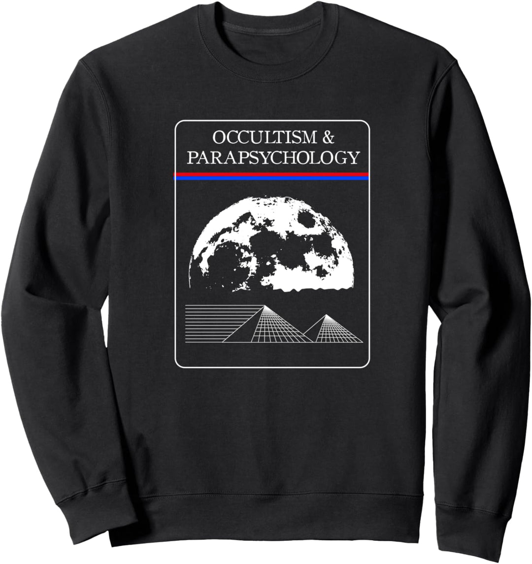 Gothic Occultism & Parapsychology Goth Satanic Moon Sweatshirt