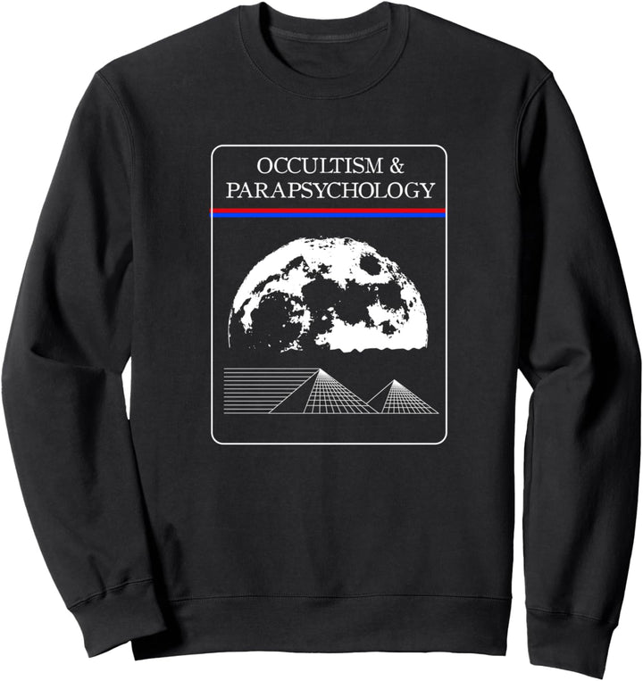 Gothic Occultism & Parapsychology Goth Satanic Moon Sweatshirt