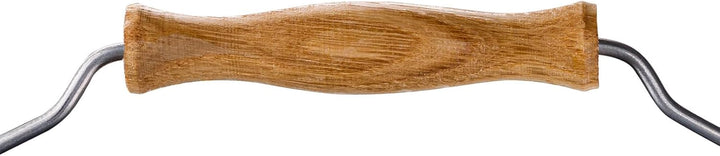 Emaille Kamin Ascheeimer Kohleneimer Eimer Deko Landhaus 10 L schwarz emailliert mit Holz Henkel