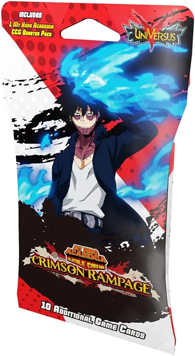 JASCOGA My Hero Academia Collectible Card Game - Booster Display Series 02: Crimson Rampage (24 Pack