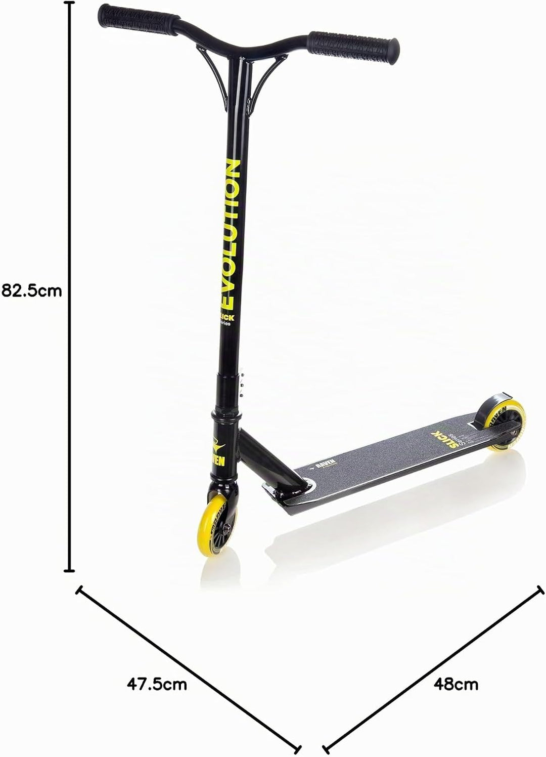 Raven Stunt Scooter Kinder ab 5 Jahre und Erwachsene, Stunt Roller 360°,Trick Roller,Tretroller,City