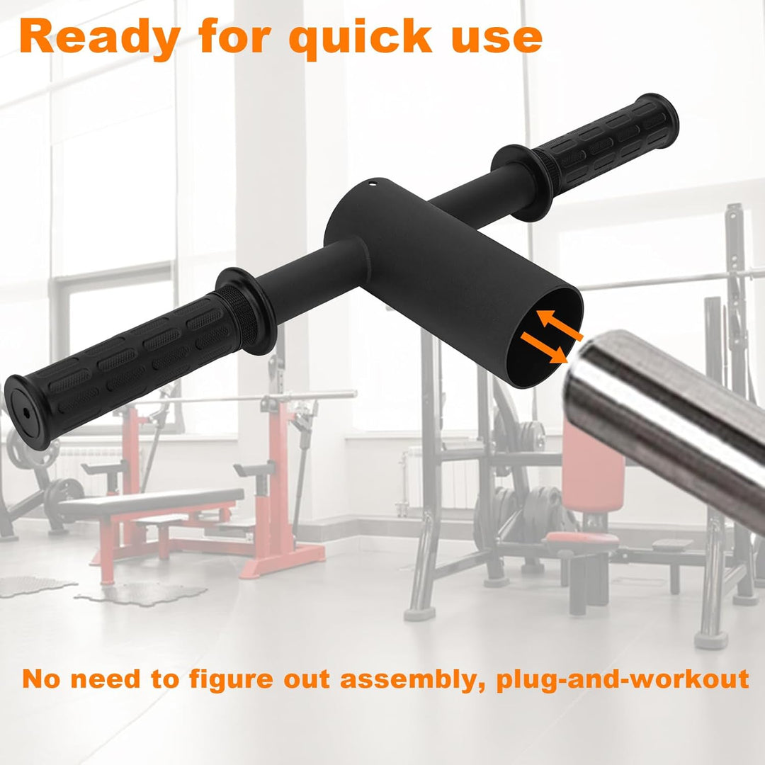 T-Stange Reihenbefestigungsgriff, Multi-Grip-Ruder-Landmine-Griff für olympische Langhantelstange, T