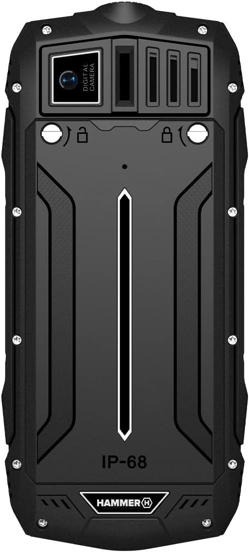 HAMMER H Rock Handy ohne Vertrag, 2.4 Zoll Farbdisplay, Robust, Mega Batterie 1800 mAh, (IP68), Stos