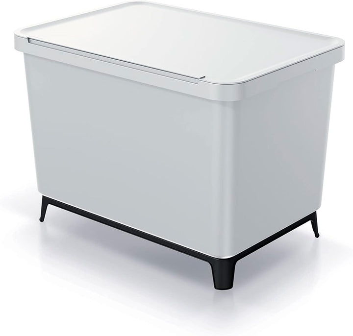 Recycling-Sortiersystem 2x23L Farbe weiss KEDEN