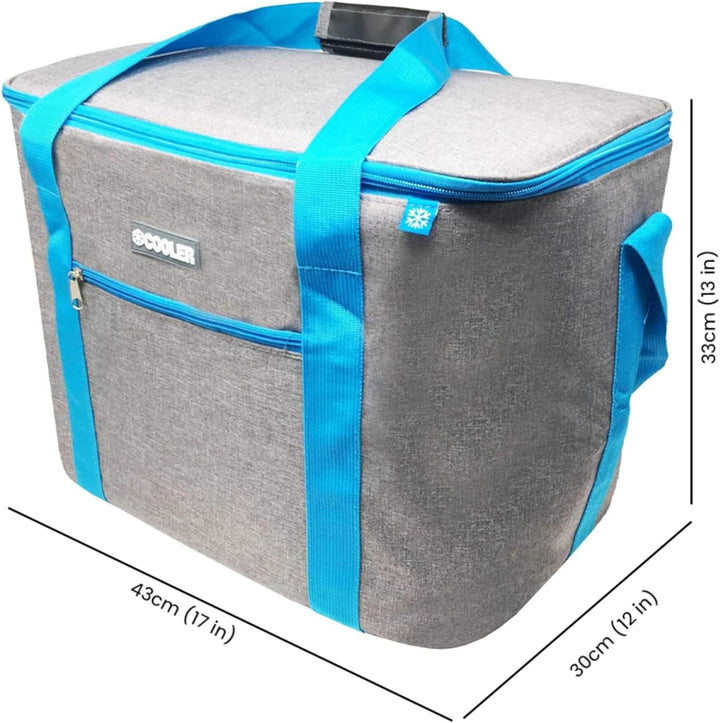 ToCi Kühltasche 36 Liter Isoliertasche Thermotasche Picknicktasche für Picknick Camping Urlaub Wande