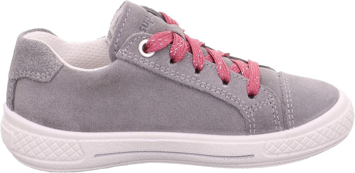 Superfit Mädchen Tensy Sneaker 25 EU Hellgrau 2500, 25 EU Hellgrau 2500