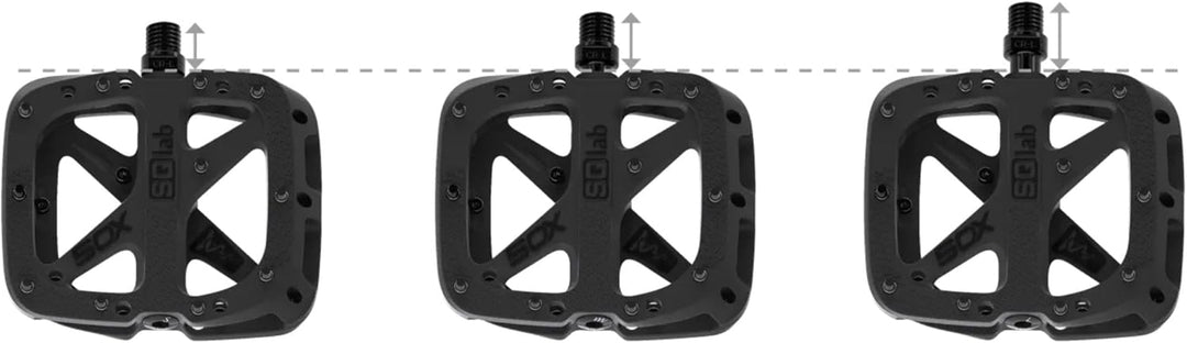 5OX, MTB Gravity & E-Performance Fahrrad Plattformpedale SQlab Small (36-40 EU), Small (36-40 EU)