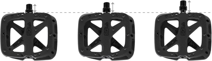5OX, MTB Gravity & E-Performance Fahrrad Plattformpedale SQlab Large (46-50 EU), Large (46-50 EU)