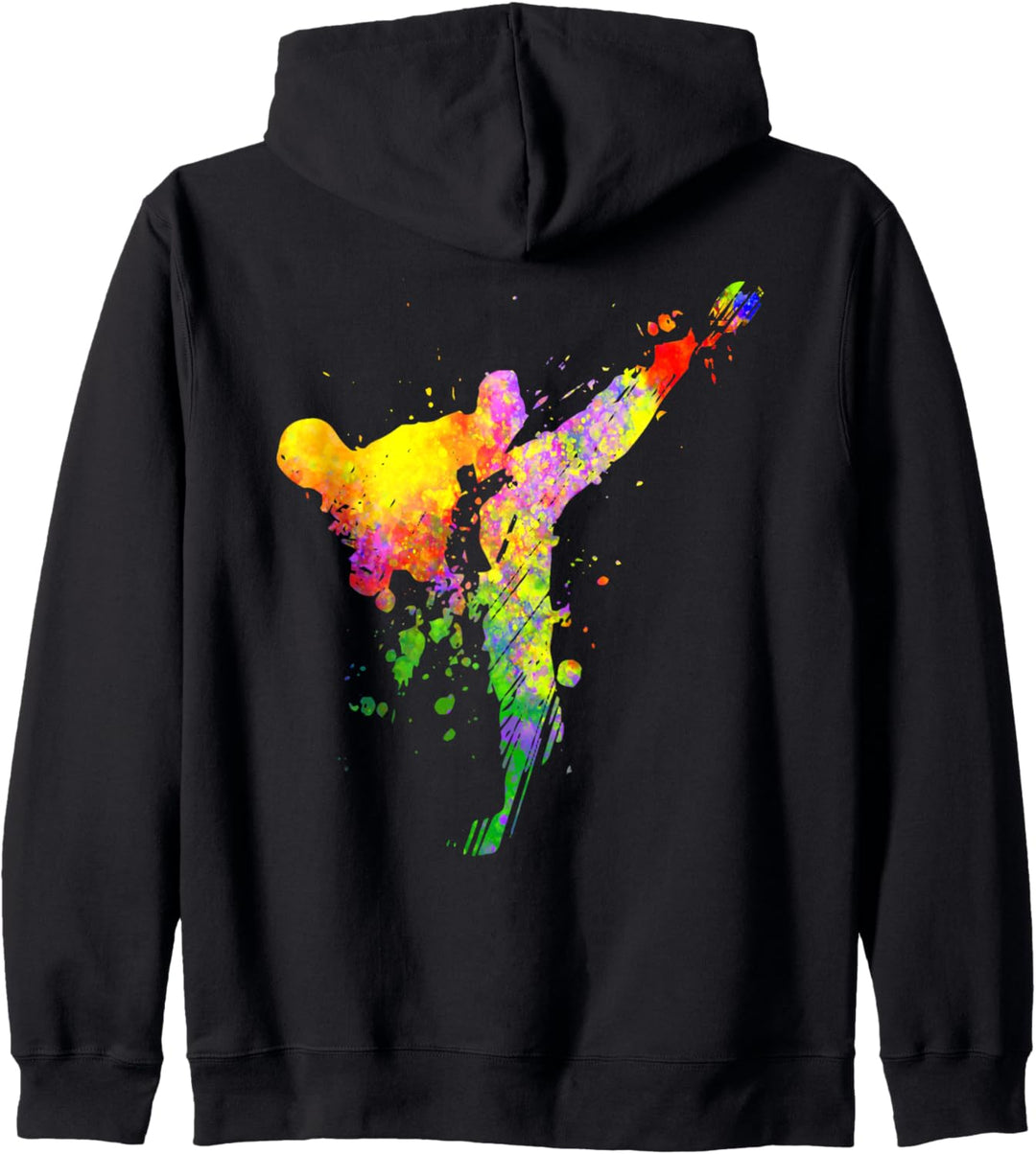 Taekwondo Jiu Jitsu Farbspritzer Kinder Jujitsu Judo Mama Kapuzenjacke