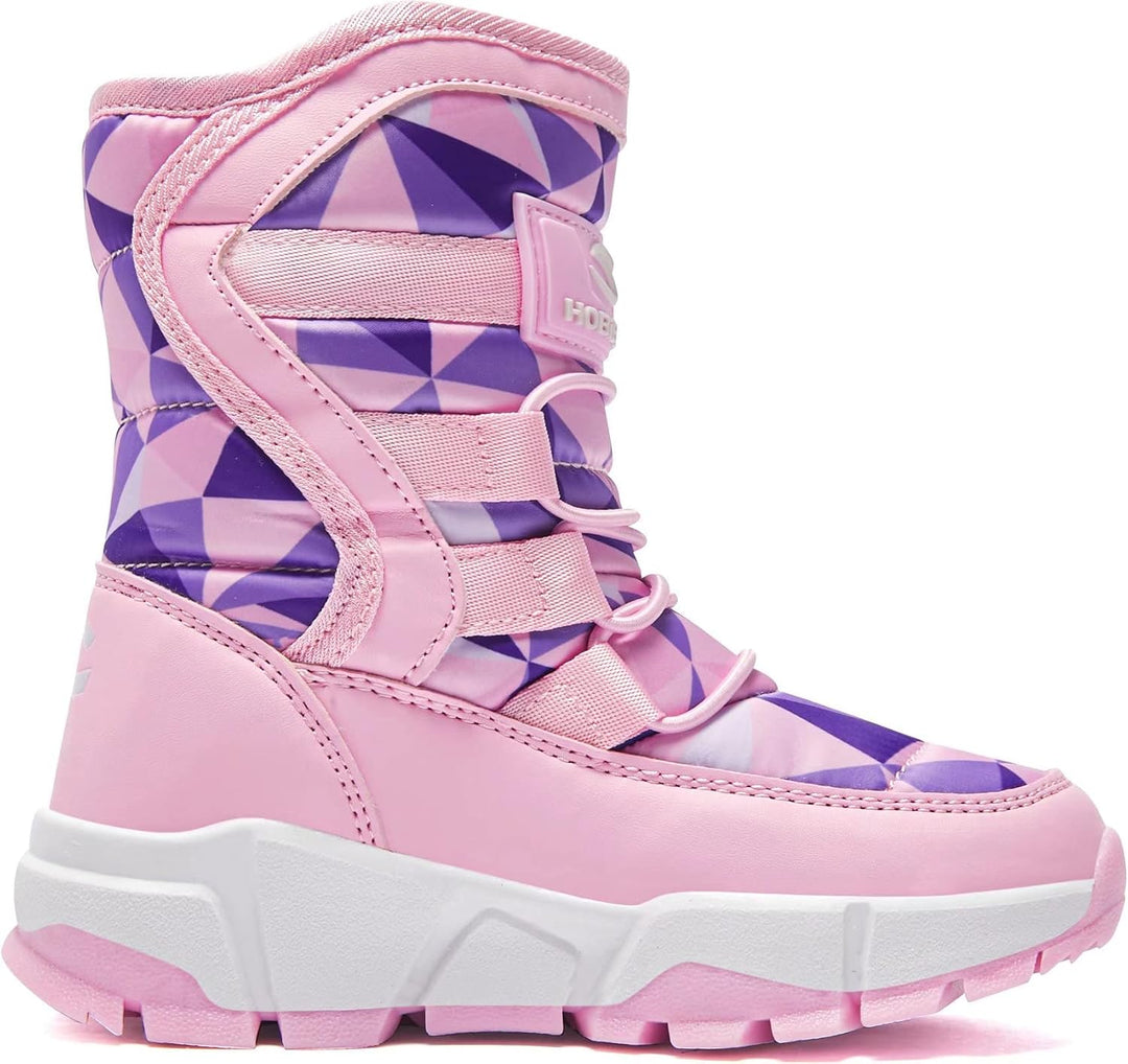 GUBARUN Schneestiefel Jungen Mädchen Winterstiefel Kinder Winter Outdoor Wasserdicht Warme Stiefel 3