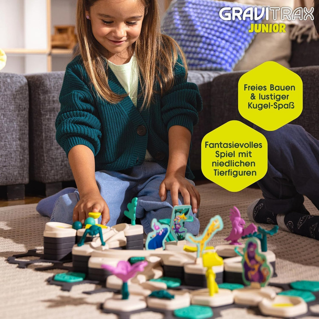 Ravensburger GraviTrax Junior Starter-Set S 27531 - Murmelbahn überwiegend aus nachwachsenden Rohsto