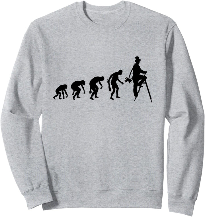 Schornsteinfeger Evolution Kaminkehrer Kleeblatt Geschenk Sweatshirt