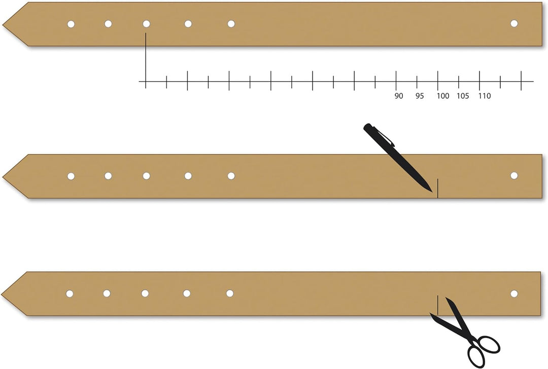 VaModa Vollrindleder 4cm Wechselgürtel Jeansgürtel Belt 40 mm | Ledergürtel für Damen Herren 4,0 cm