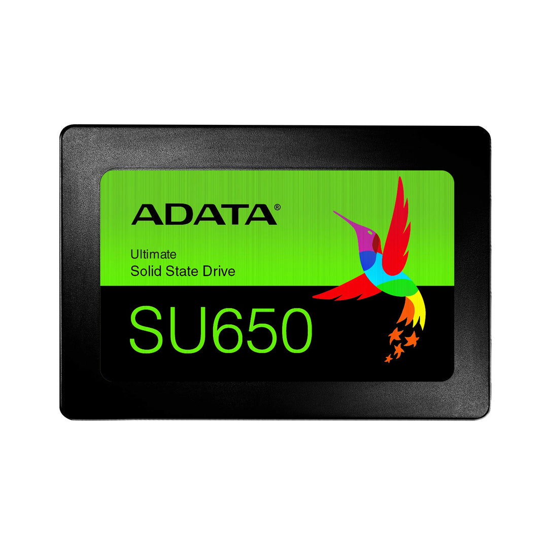 ADATA Ultimate SU650 Interne Solid State Drive 480 GB 3D-NAND SSD-Festplatte, schwarz 480GB