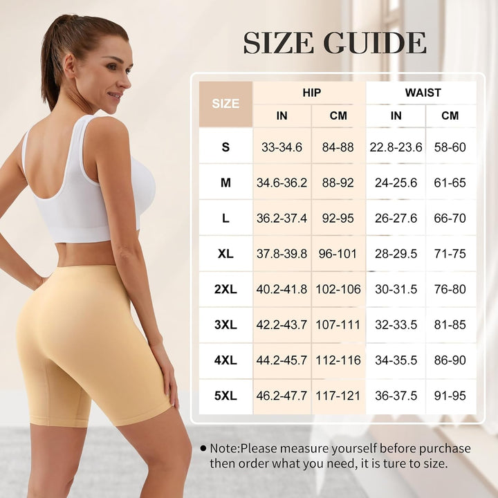 YADIFEN Radlerhose Damen Kurz Unterhose Hotpants Damen Boxershorts Damen Lange Frauen Panties Unterw