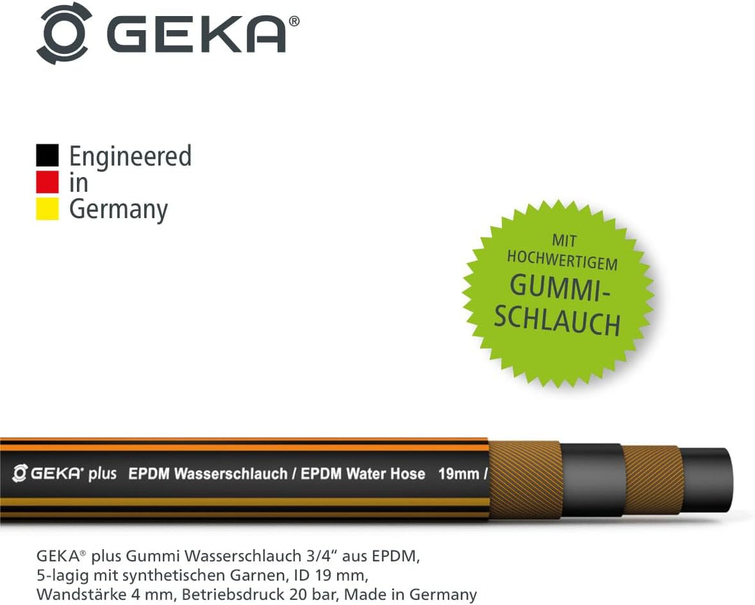 automatischer Schlauchaufroller EA15SK, mit Gummischlauch, L x B x H 52 (inkl. Halterung) x 45 x 23,
