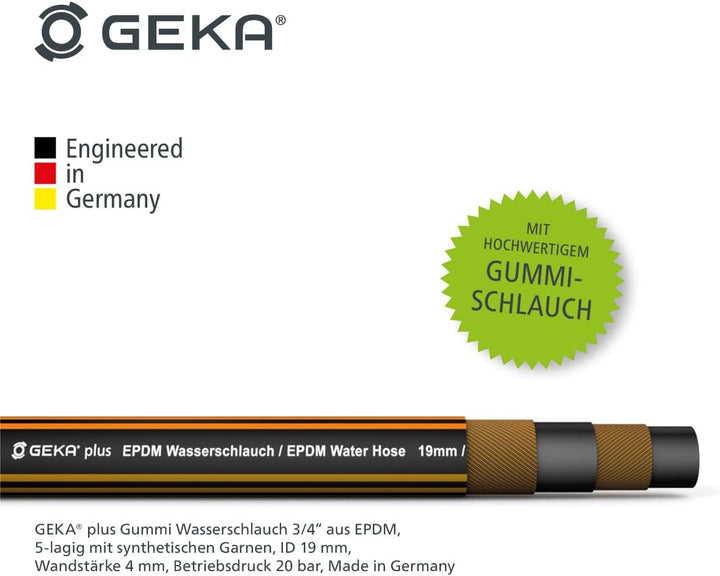 automatischer Schlauchaufroller EA15SK, mit Gummischlauch, L x B x H 52 (inkl. Halterung) x 45 x 23,