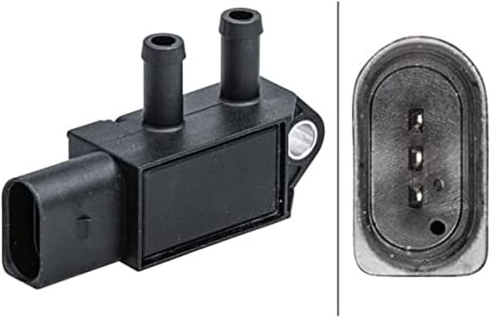 HELLA 6PP 009 409-621 Sensor, Abgasdruck - 3-polig - geschraubt