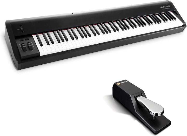 M-Audio Hammer 88 + SP-2 - USB/MIDI Keyboard Controller mit 88-Hammermechanik-Tasten + Universal Sus
